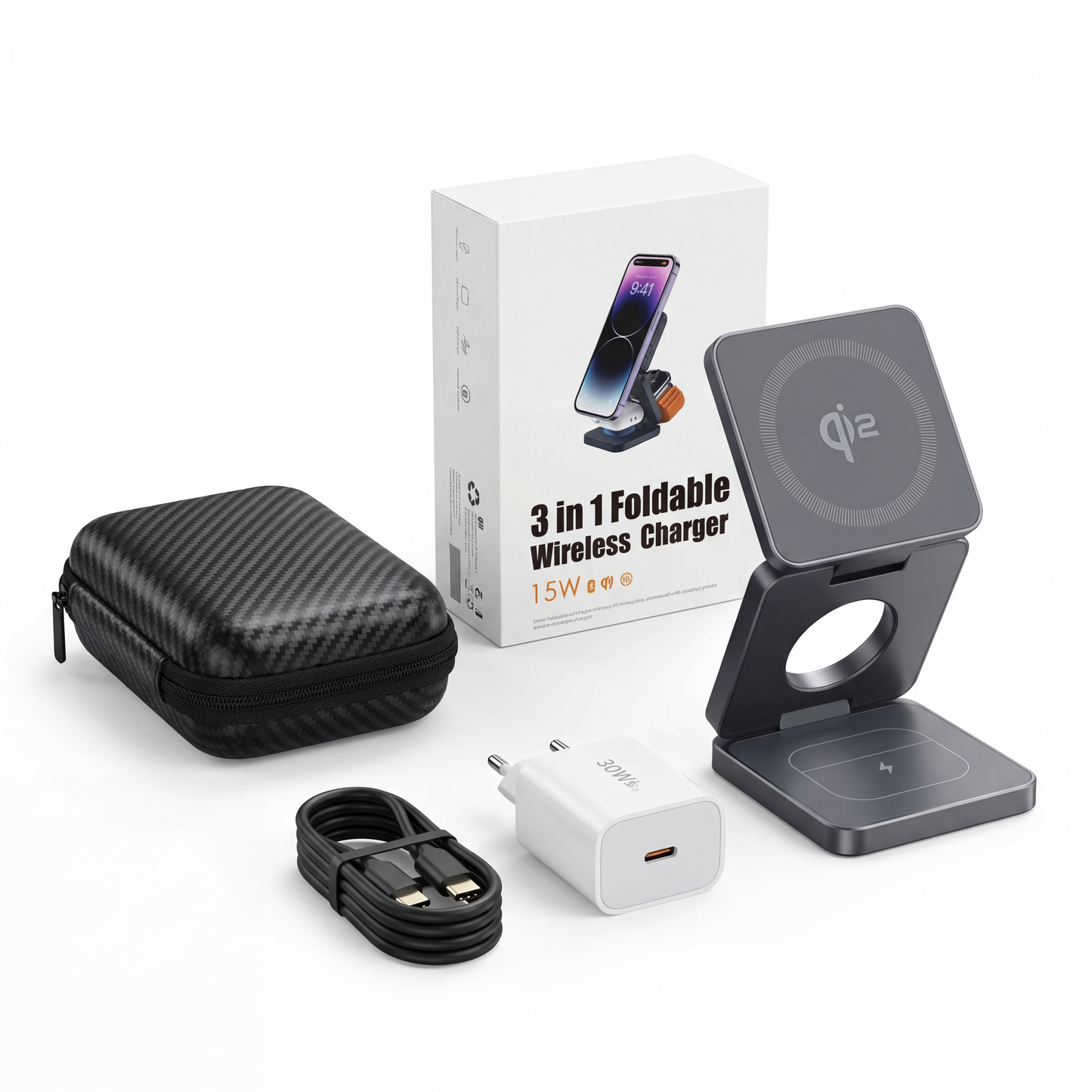 OMNI 3-In-1 Wireless Charging Station 